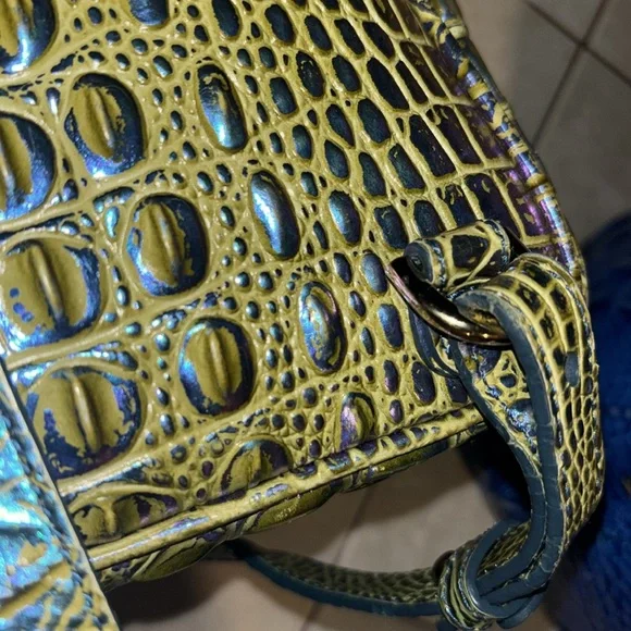 Brahmin Melbourne three Croc-Embossed Backpacks to choose from all Gold hardware - Picture 3 of 11